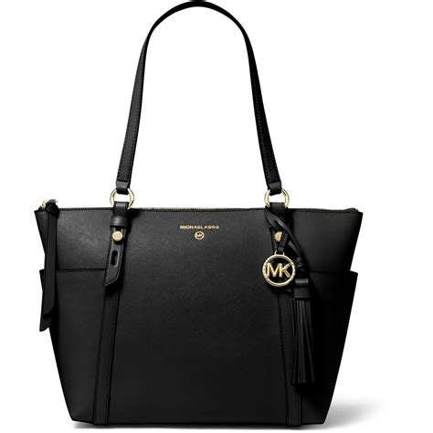 michael kors black tote sale|Michael Kors sullivan medium tote.